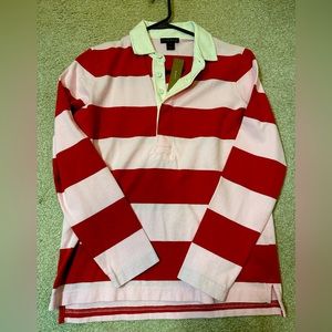 Women’s J Crew long sleeve rugby shirt